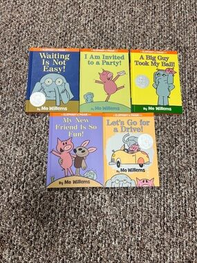 Elephant & Piggie Book Set - Hardcover - Colorful Kids Picture Books - Set of 5